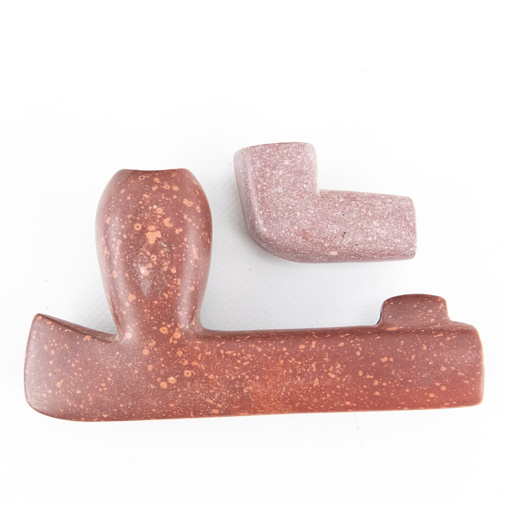 Native American Catlinite Pipe Collection (8) - 2