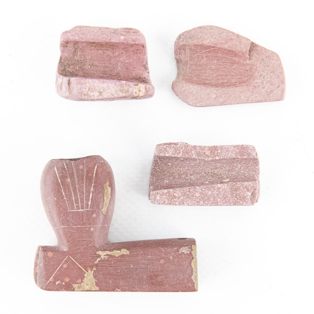 Native American Catlinite Pipe Collection (8) - 6