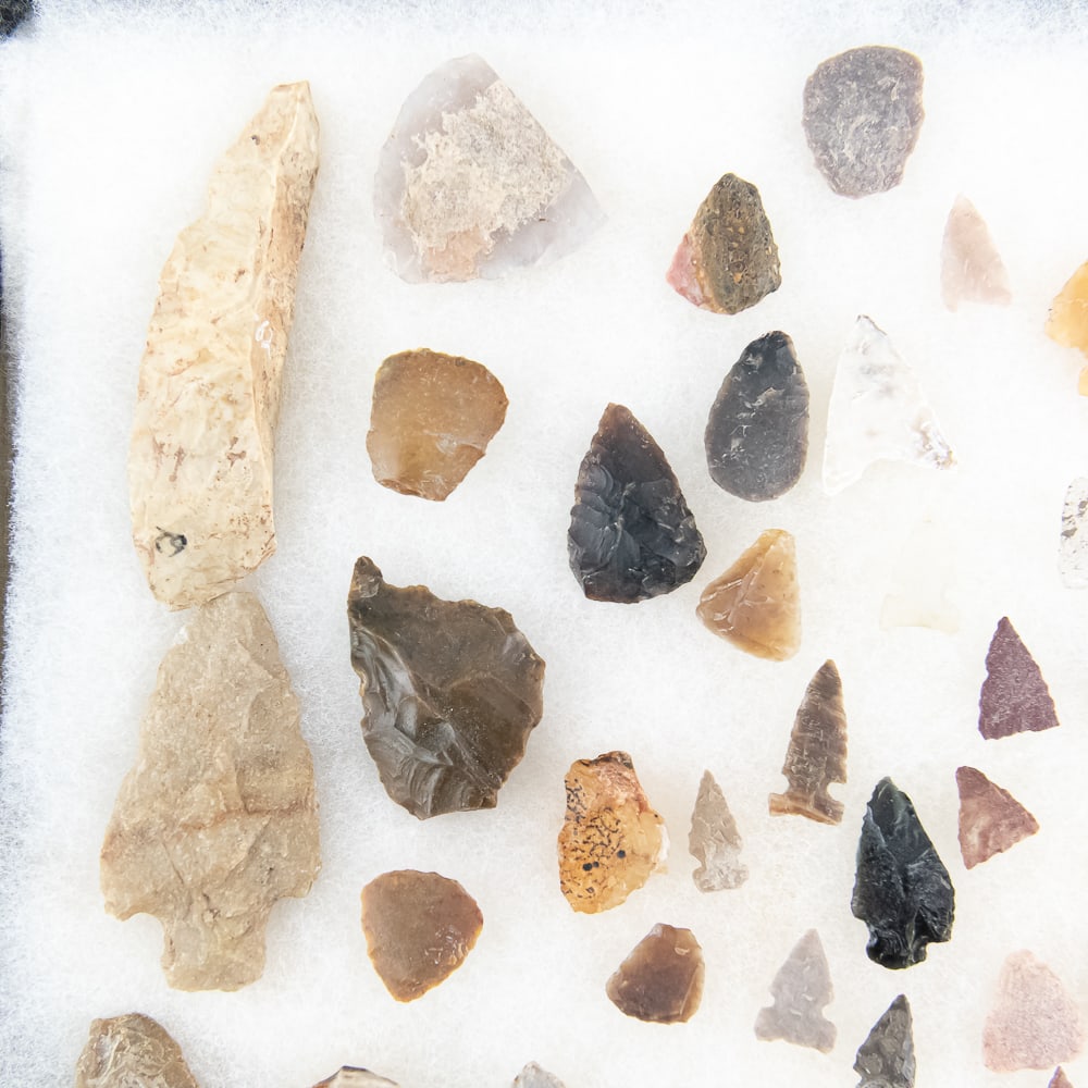 70pc Assorted Native American Lithics - 2
