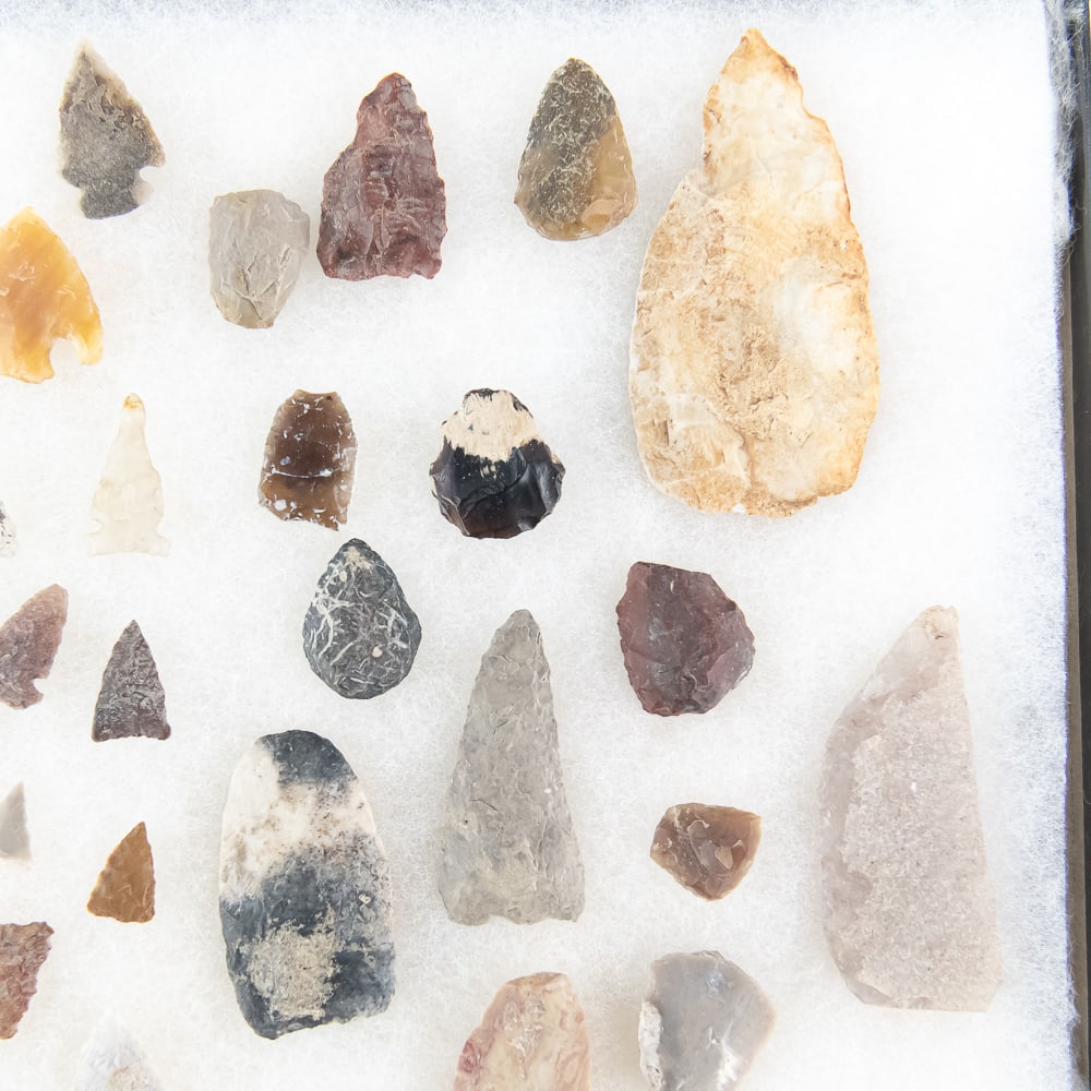 70pc Assorted Native American Lithics - 4
