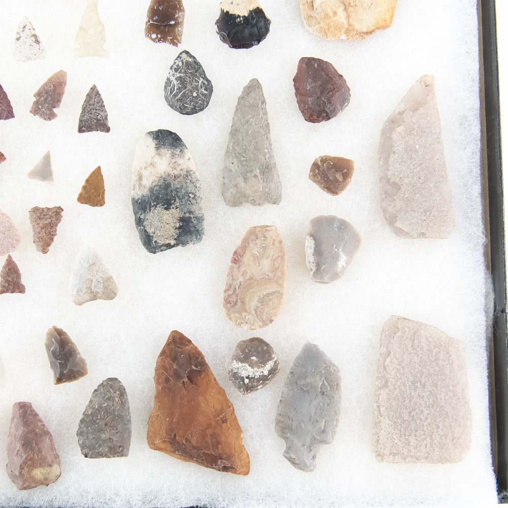 70pc Assorted Native American Lithics - 7