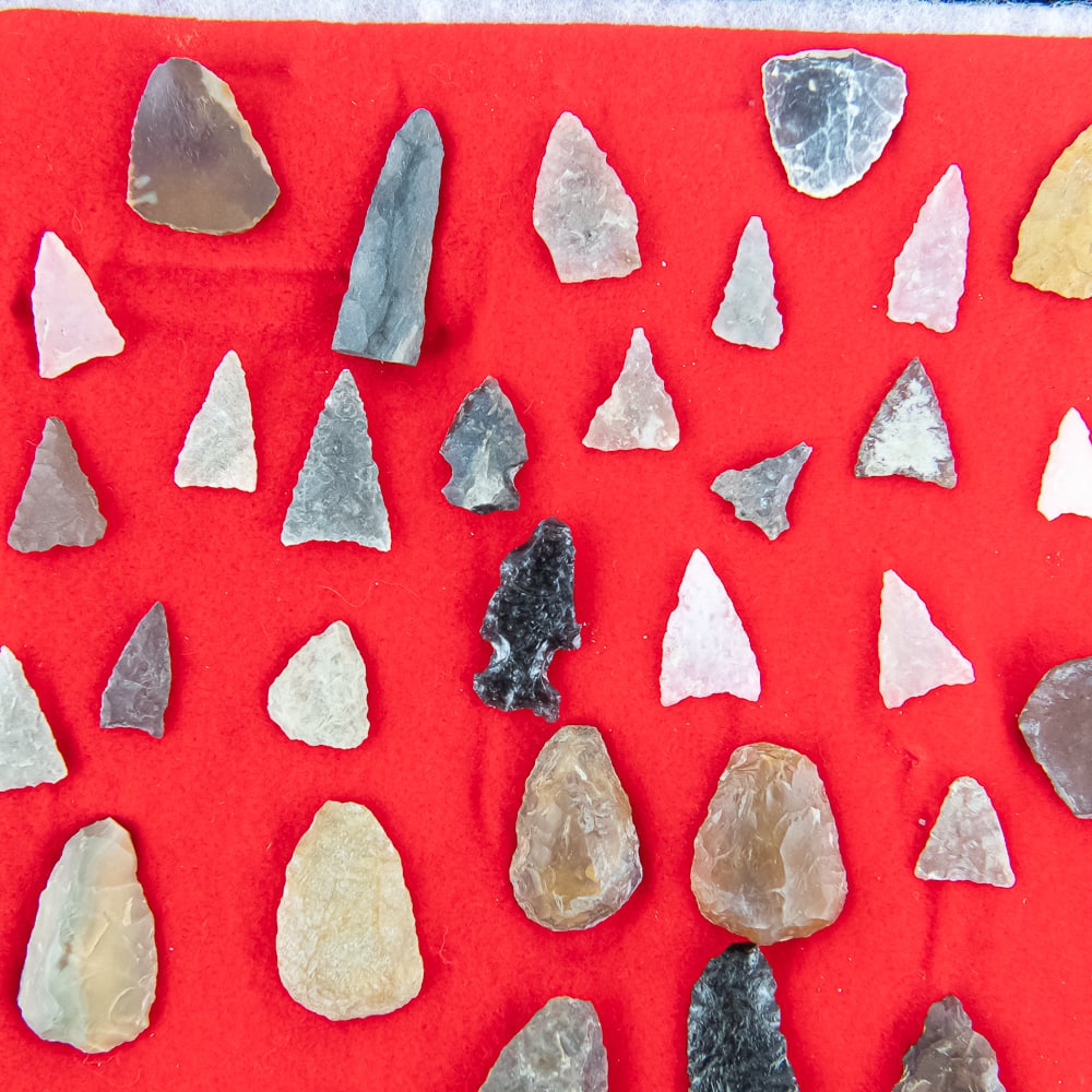 88pc Diverse Lithic & Projectile Point Col. - 3