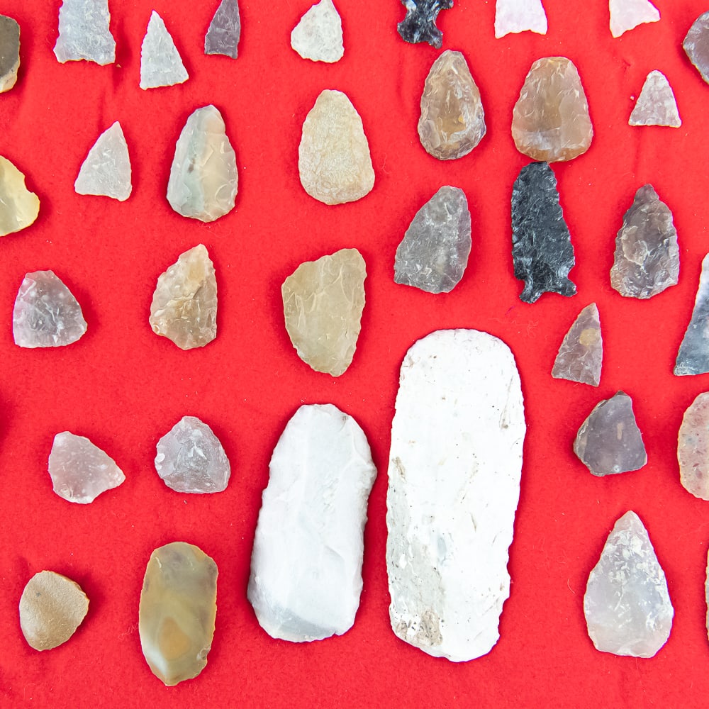 88pc Diverse Lithic & Projectile Point Col. - 7