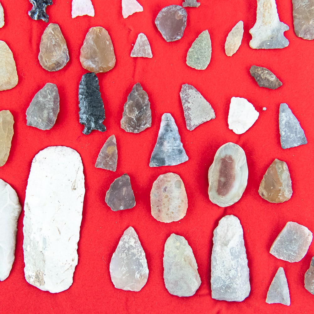 88pc Diverse Lithic & Projectile Point Col. - 8