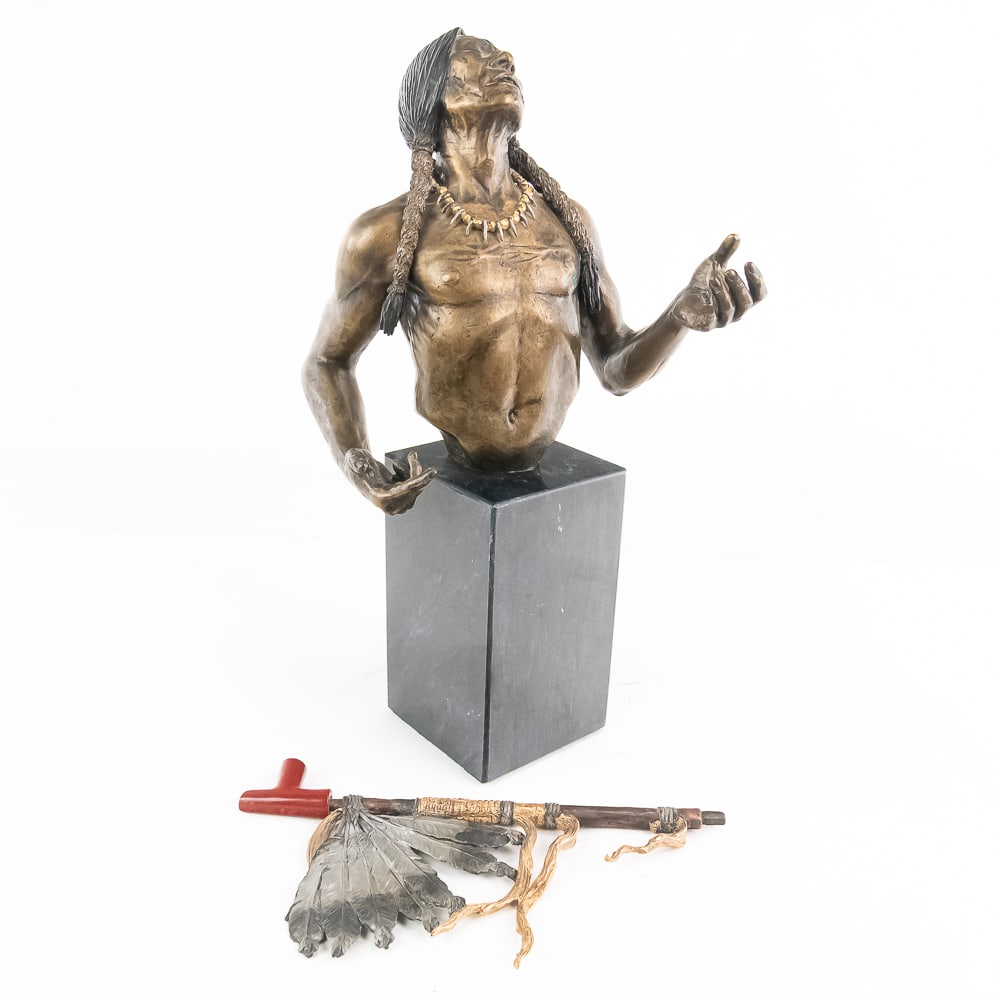 Christopher A. Pardell Bronze Bust 118/950 - 5
