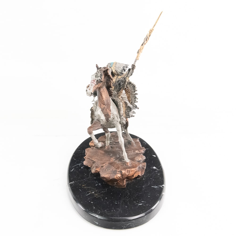 C.A. Pardell Crow Warrior Sculpture 398/750 - 15