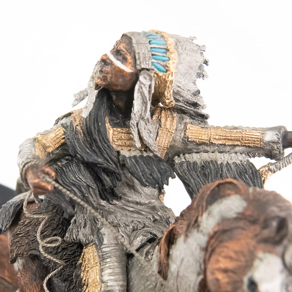 C.A. Pardell Crow Warrior Sculpture 398/750 - 17