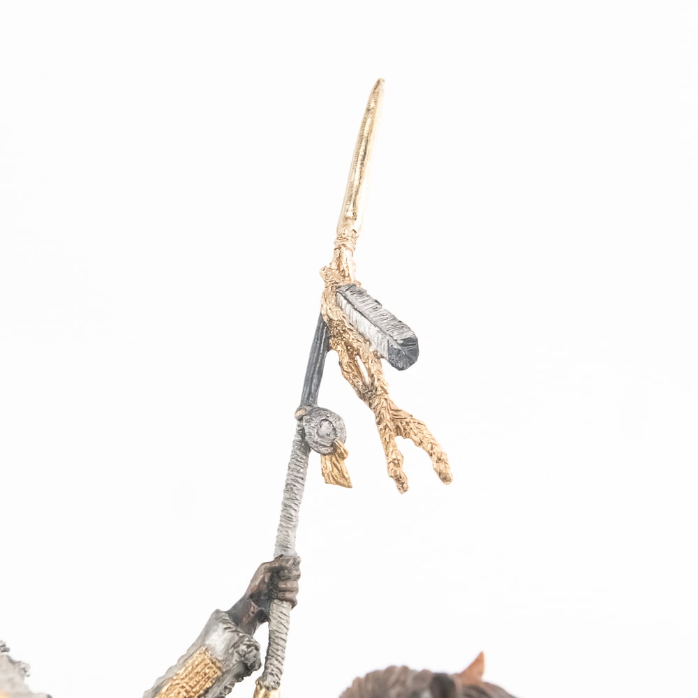 C.A. Pardell Crow Warrior Sculpture 398/750 - 7