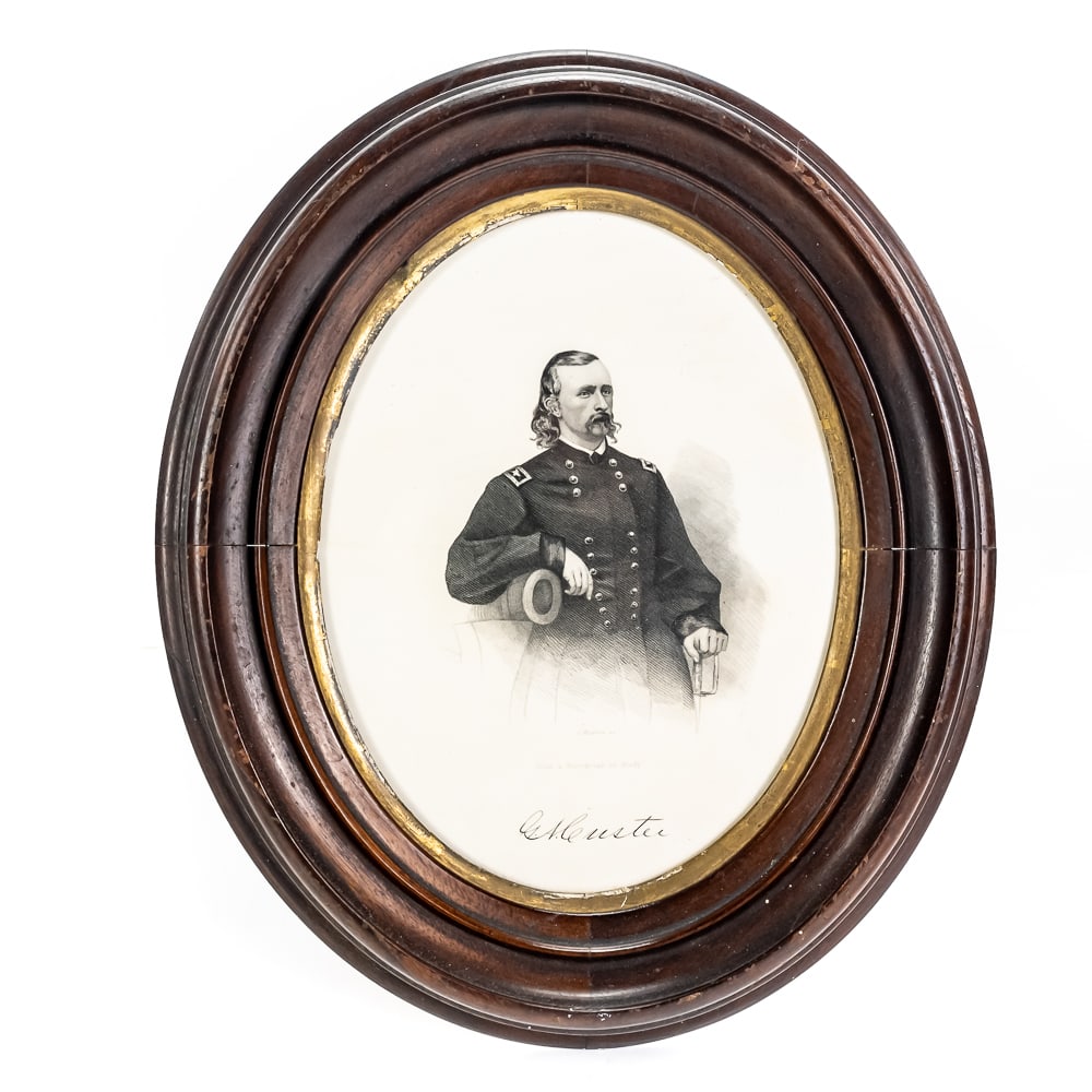 Framed Gen. George A. Custer Engraving (1 of 5)