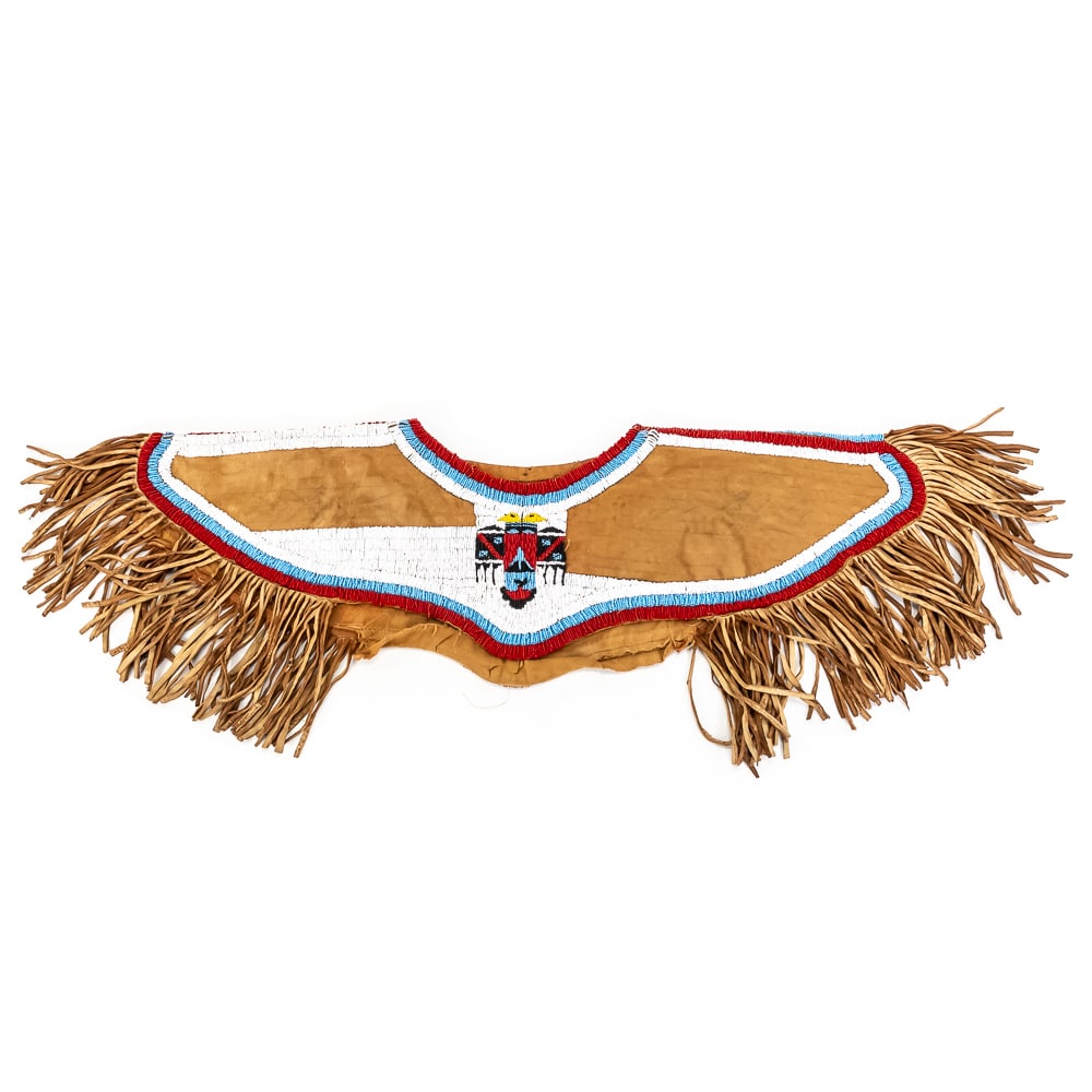 Unfinished Beaded Native American Cape Yoke (1 of 12)