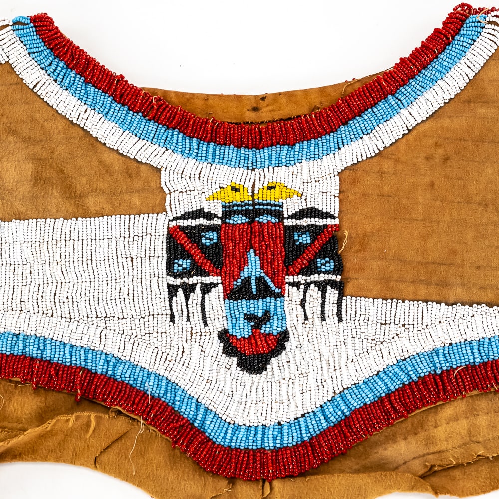 Unfinished Beaded Native American Cape Yoke - 3