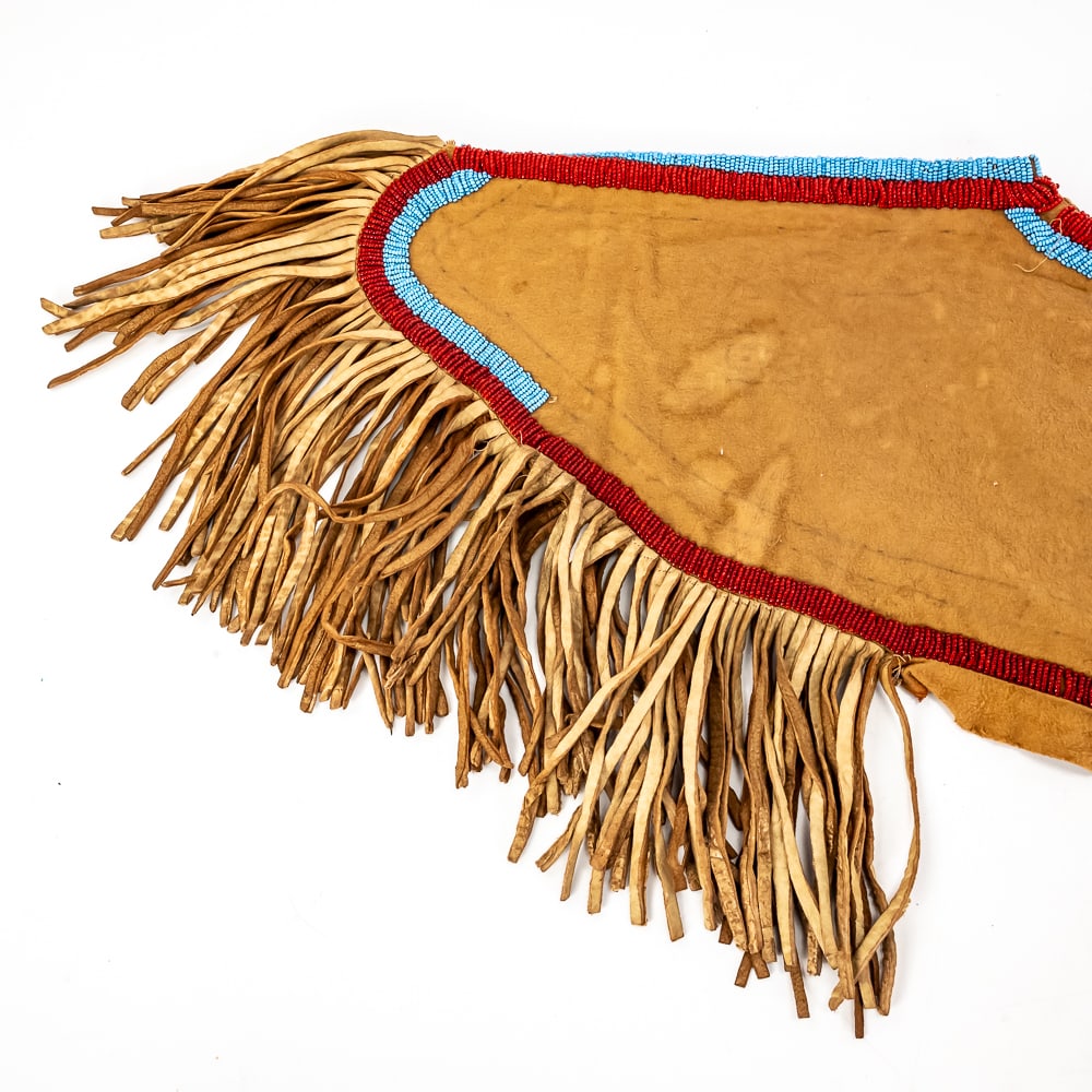 Unfinished Beaded Native American Cape Yoke - 7