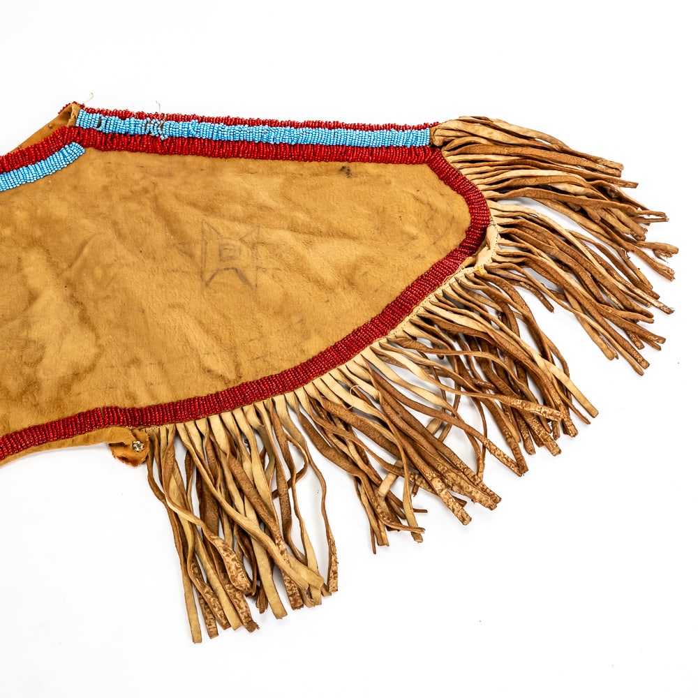 Unfinished Beaded Native American Cape Yoke - 9