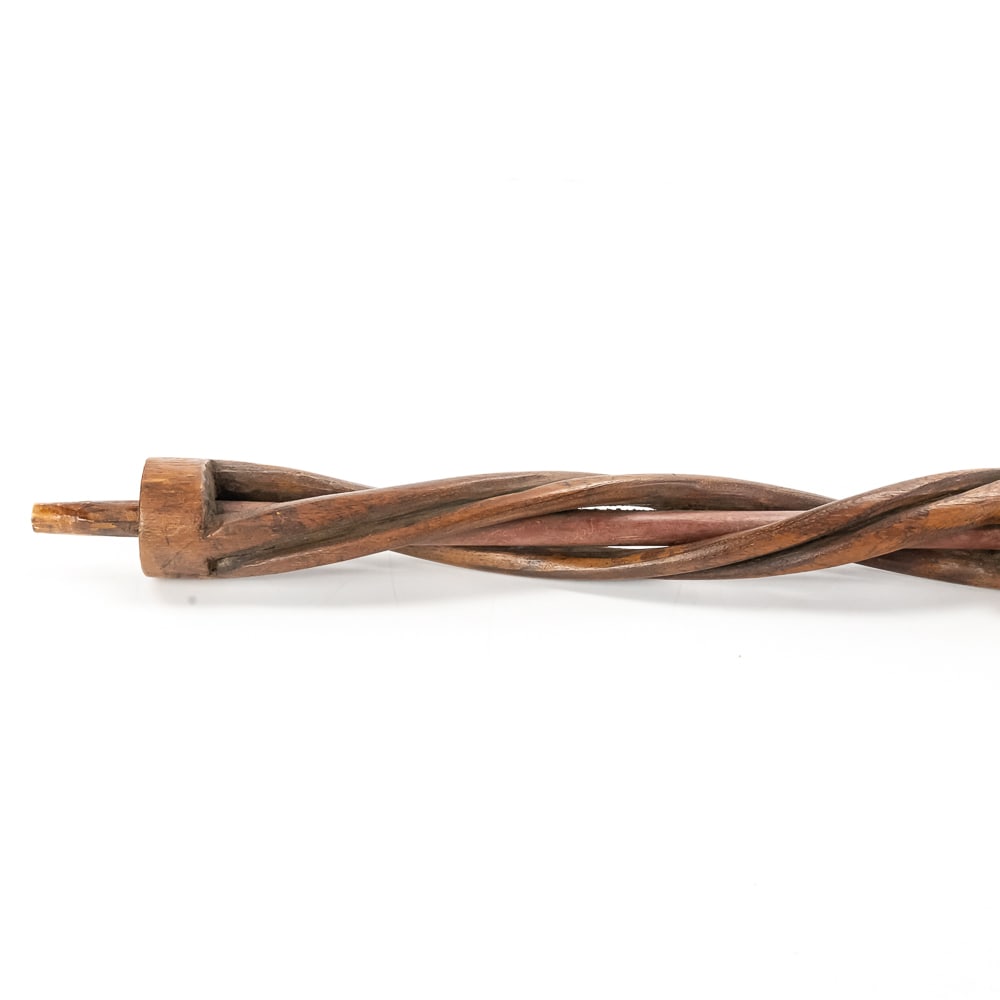 Native American Catlinite Figural Pipe - 10