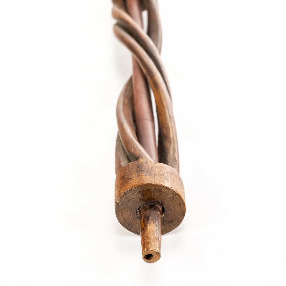 Native American Catlinite Figural Pipe - 14