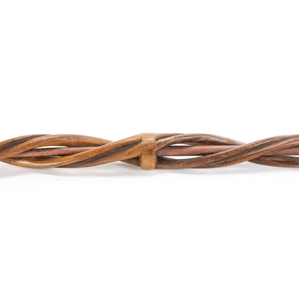 Native American Catlinite Figural Pipe - 4