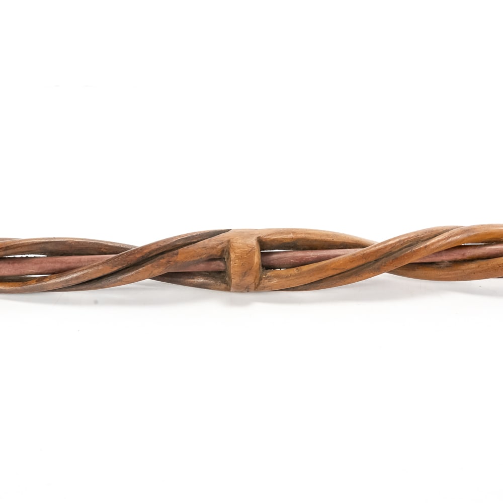 Native American Catlinite Figural Pipe - 9