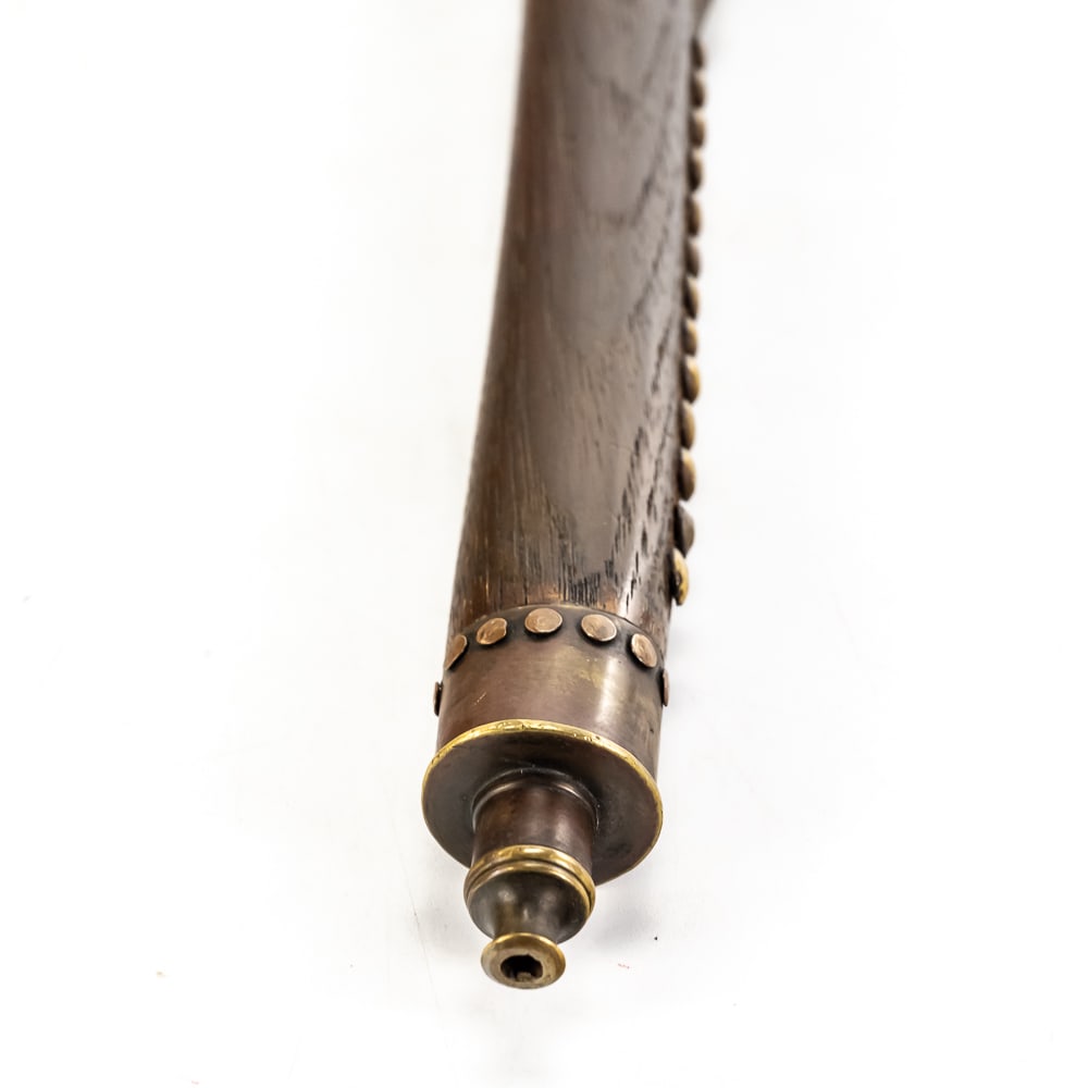 Contemporary Ornate Brass Pipe Tomahawk - 11