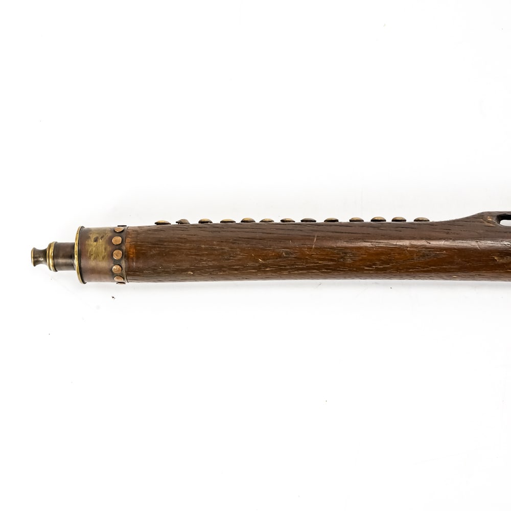 Contemporary Ornate Brass Pipe Tomahawk - 8