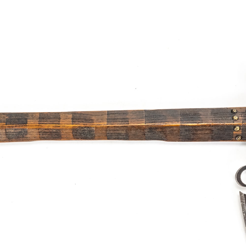 Spontoon Pipe Tomahawk with Brass Studs - 7