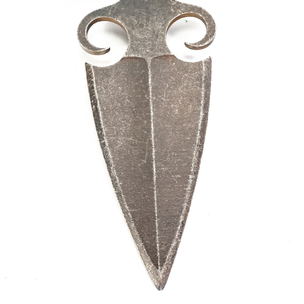 Spontoon Pipe Tomahawk with Brass Studs - 9