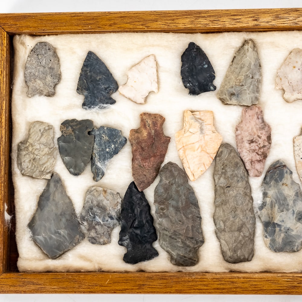 35 Wabash River Valley Projectile Points - 2