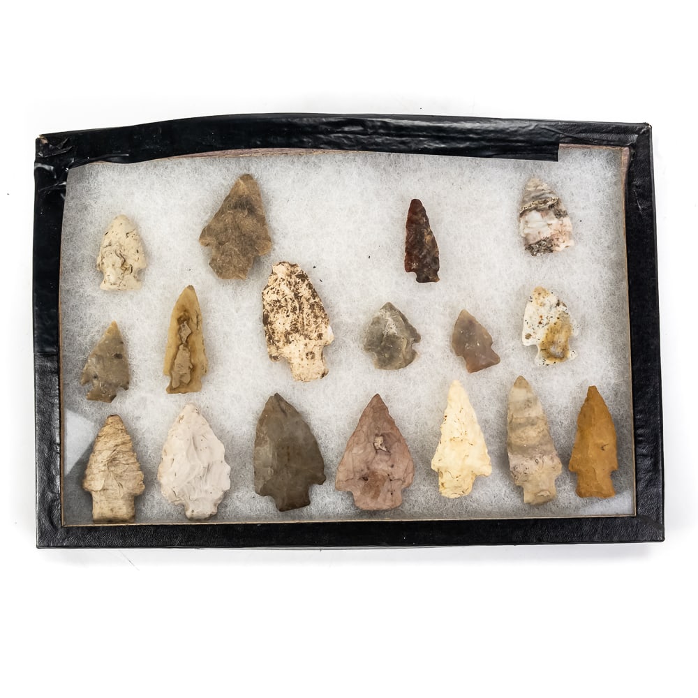 16pc Native American Projectile Points (1 of 9)