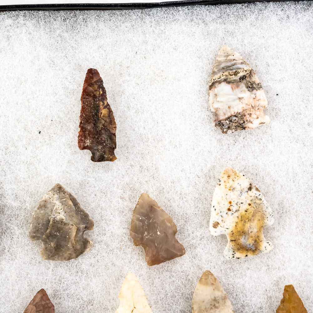 16pc Native American Projectile Points - 3