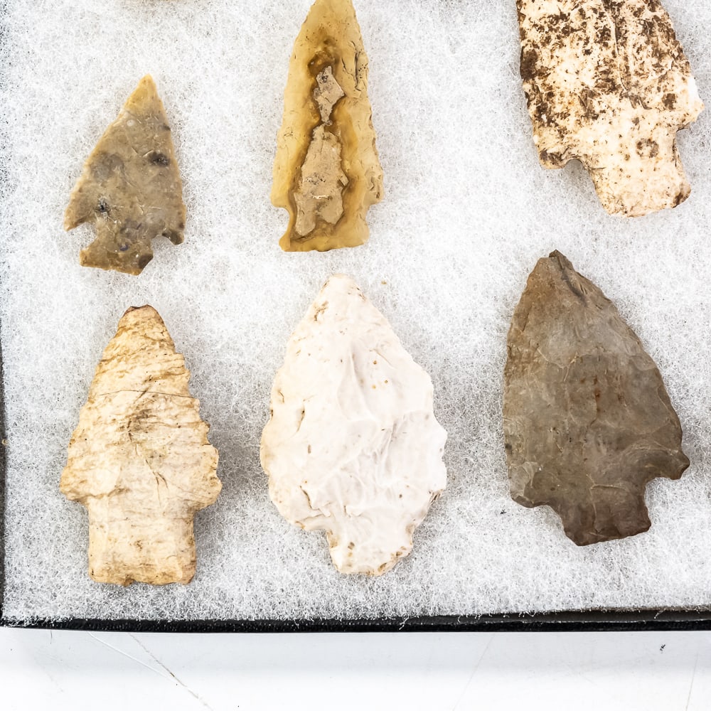 16pc Native American Projectile Points - 4