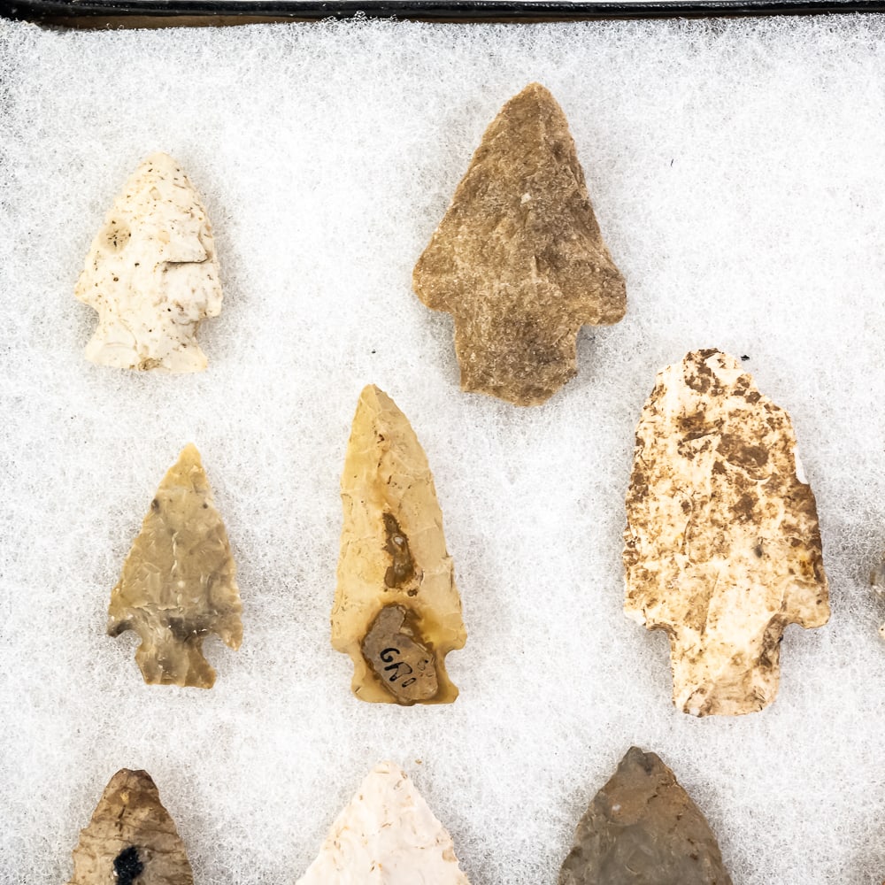 16pc Native American Projectile Points - 6