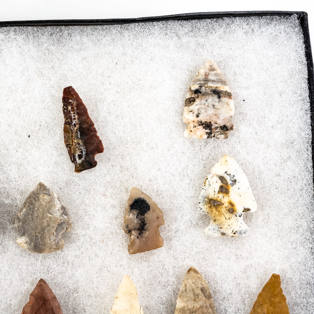 16pc Native American Projectile Points - 7