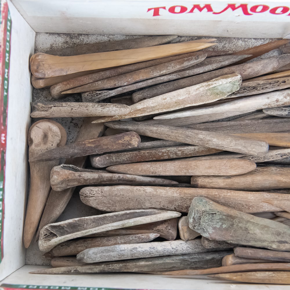 90+ Native American Bone Awls & Stone Tools - 2