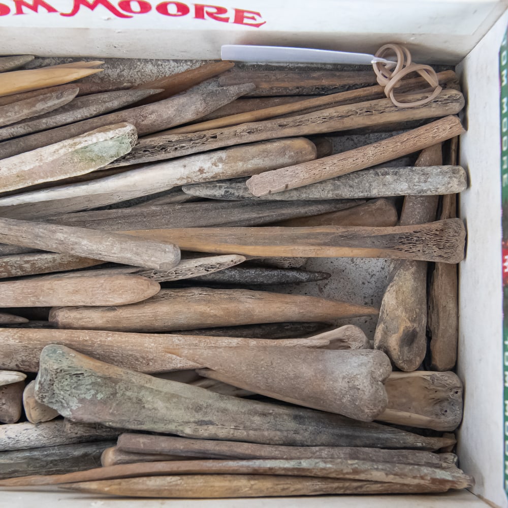 90+ Native American Bone Awls & Stone Tools - 3