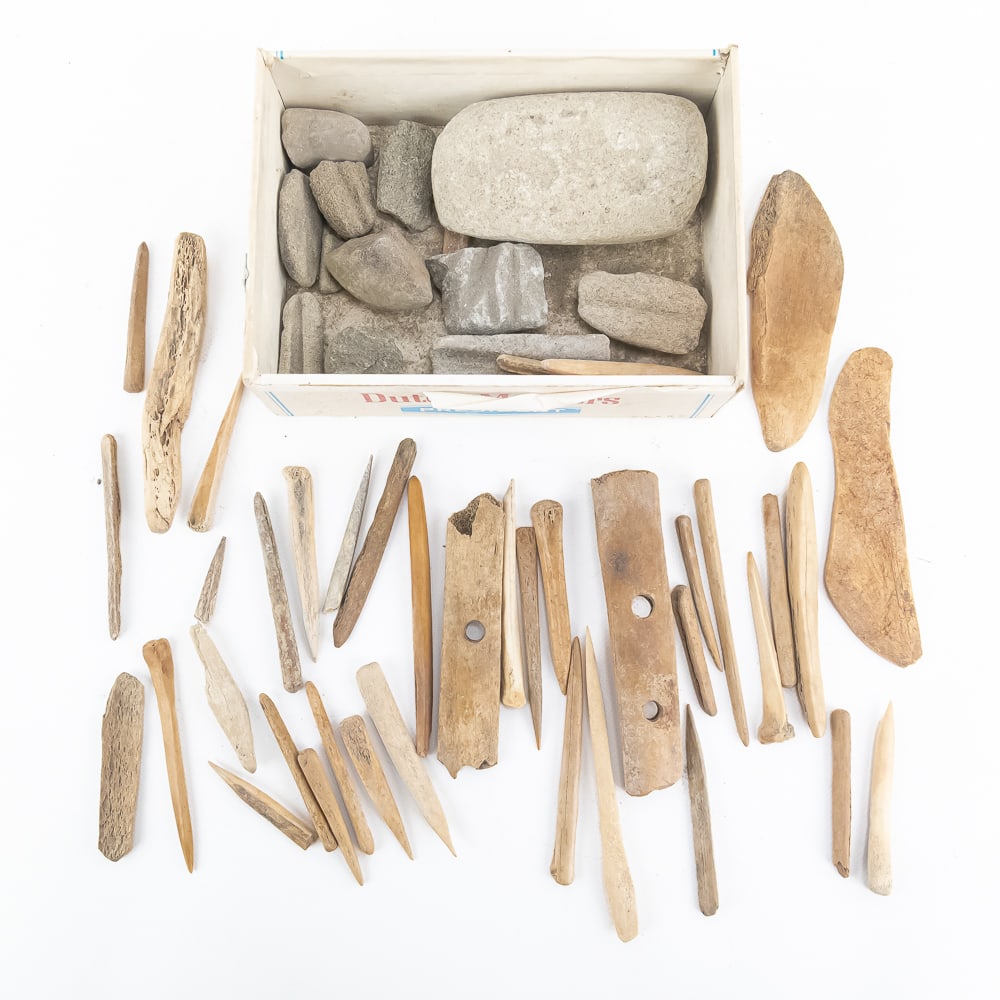 Native American Bone & Stone Artifacts (1 of 8)