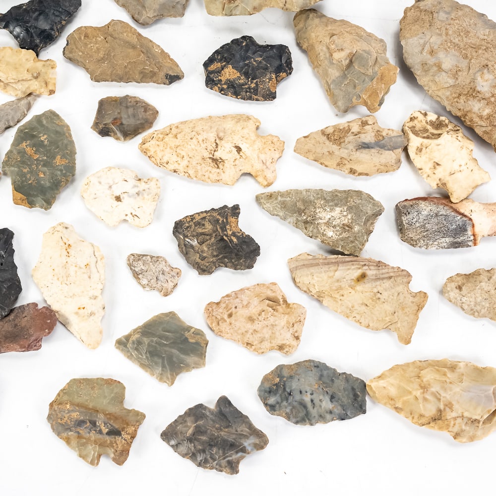 Large Midwest Native American Artifact Lot - 6