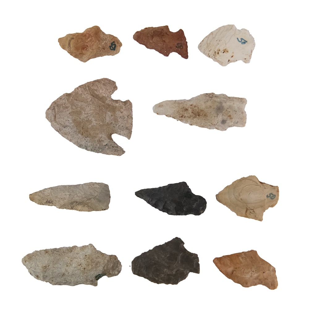 Indigenous Projectile Point Collection (34) - 2