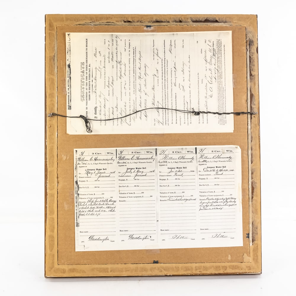 Framed PVT William C Hammersley Portrait - 4
