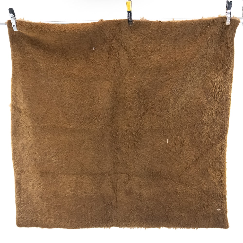 Montana Robe Co, Buffalo Roll Blanket: A sought-after piece of Western Americana. This is a "Buffalo Roll Blanket" from the Montana Robe Company. An item more accurately associated with the Western Robe Company of Detroit, Michigan, which