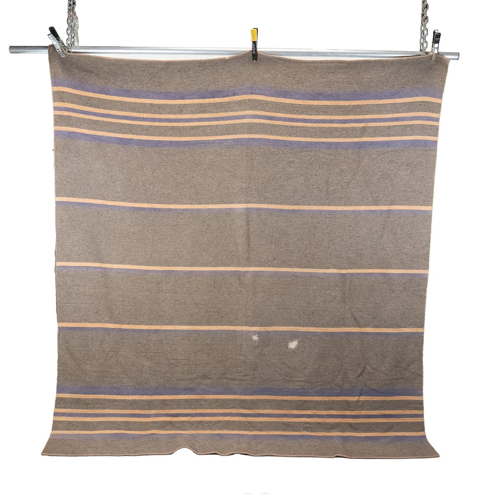 Mid-20th C Institutional Wool Blanket - 6