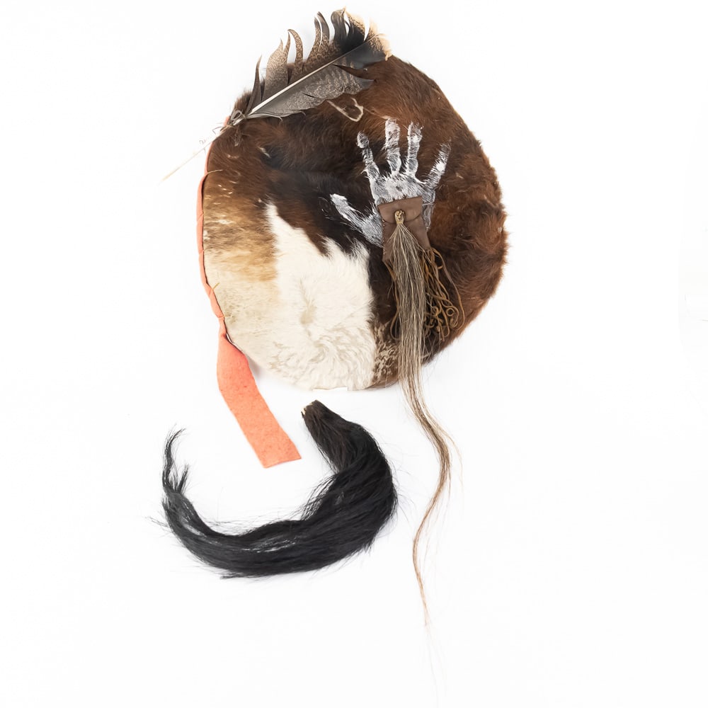 Native American Plains Style Hide Shield (1 of 10)