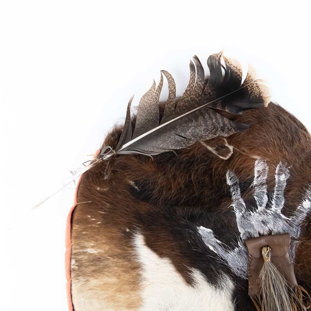 Native American Plains Style Hide Shield - 4