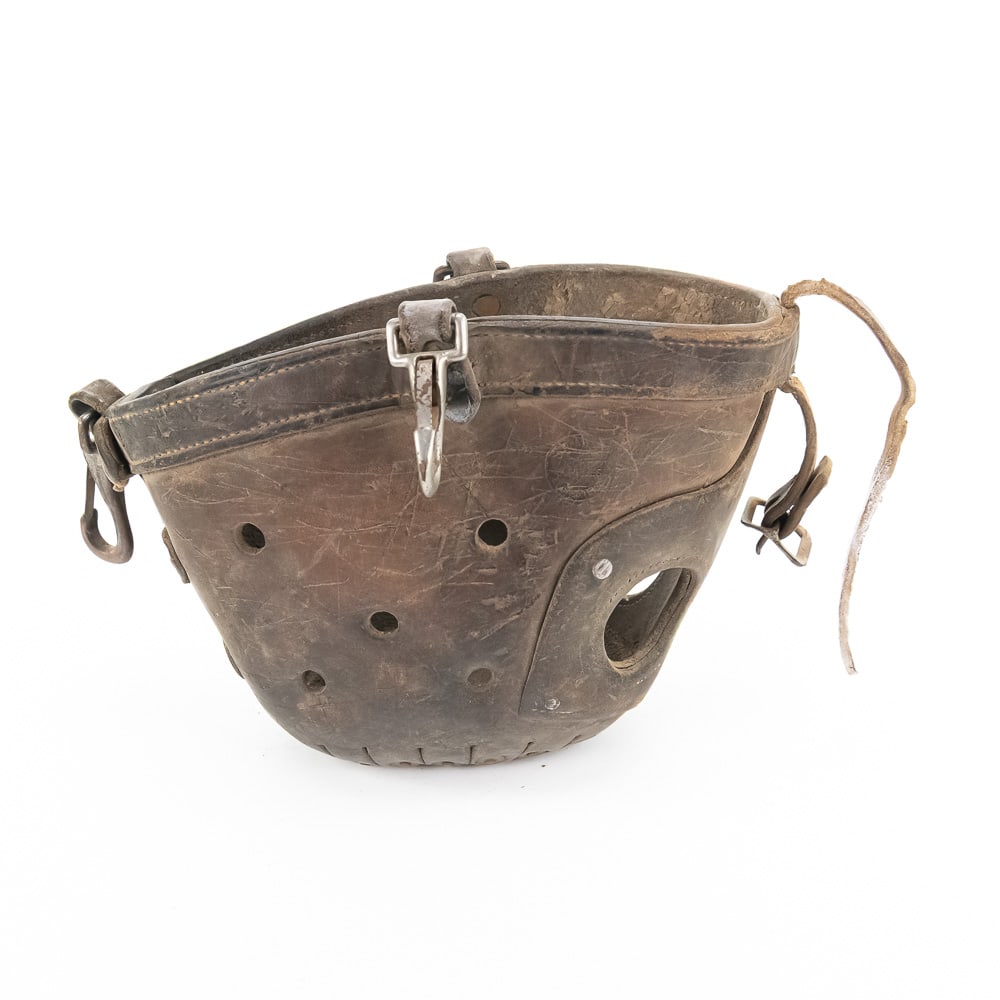 Antique Pack Mule Leather Muzzle - 3
