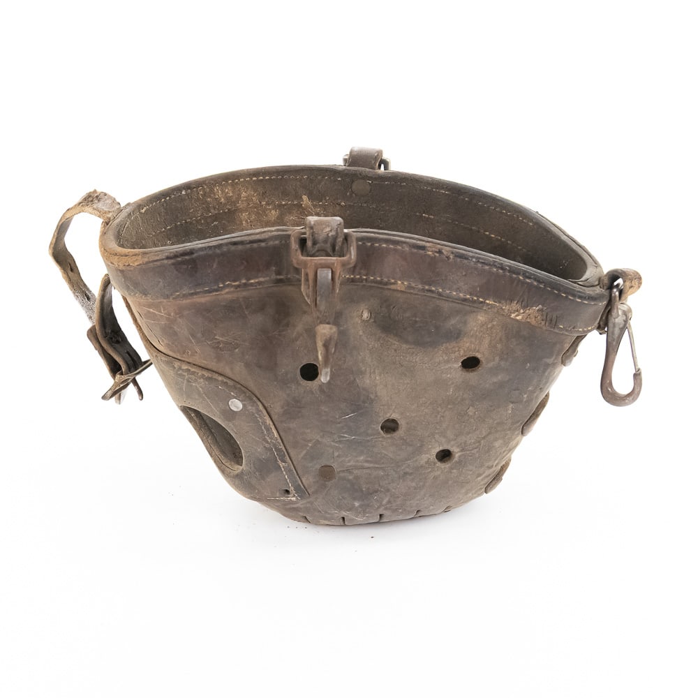 Antique Pack Mule Leather Muzzle - 6