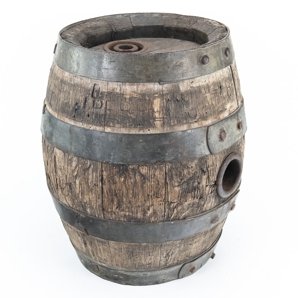 Antique Beer Barrel Set - 4
