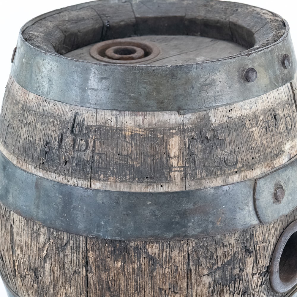 Antique Beer Barrel Set - 5