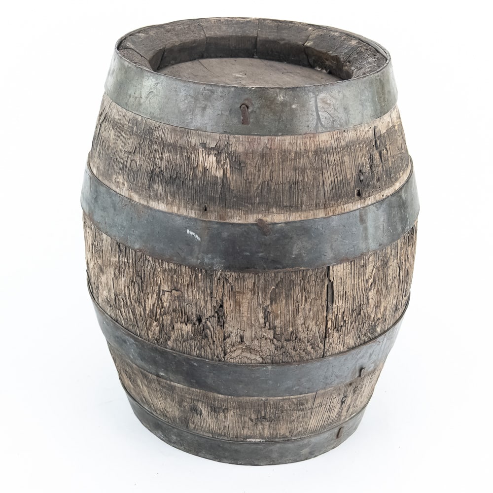 Antique Beer Barrel Set - 6