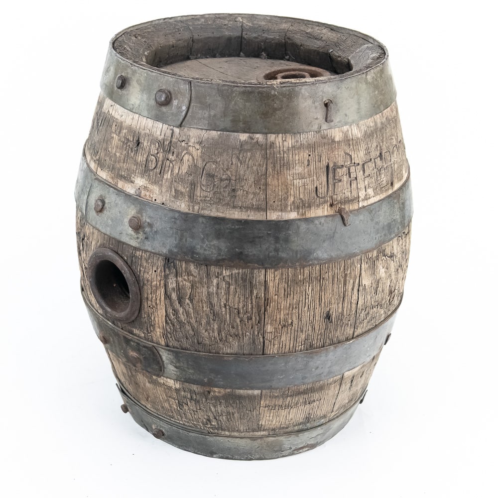 Antique Beer Barrel Set - 9