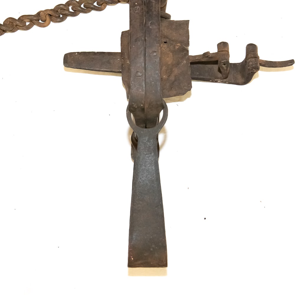 Antique Double Longspring Wolf Trap - 2