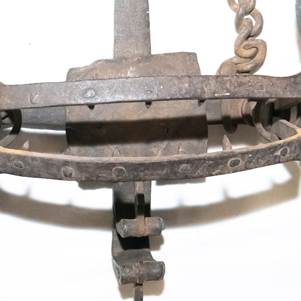 Antique Double Longspring Wolf Trap - 4