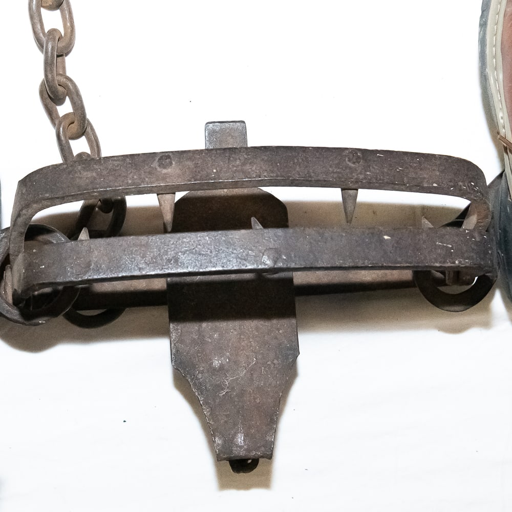 Antique Double Long Spring Bear Trap - 4